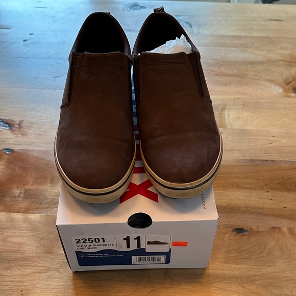 XTRATUF Men's Brown Slip-On Loafers - Picture 4 of 5